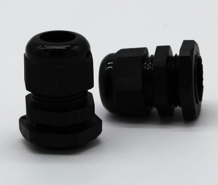 Click Here To Enlarge This Photo Of Cable Gland Black 20mm (2pcs)