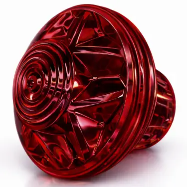 Click Here To Enlarge This Photo Of E14 Decorlite Fairground Cabochon Top & Base - 10pcs