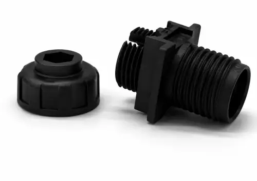 Click Here To Enlarge This Photo Of E14 Spike On Lampholder With Compression Nut &lpar;Black Or White&rpar; - 10pcs