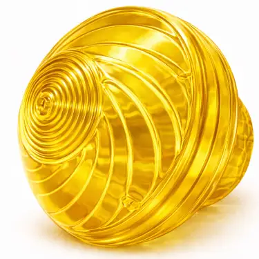 Click Here To Enlarge This Photo Of E14 Turbo S Fairground Cabochon Top & Base - 10pcs