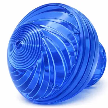 Click Here To Enlarge This Photo Of E14 Turbo S Fairground Cabochon Top & Base - 10pcs