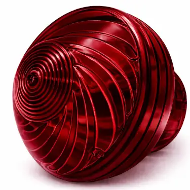 Click Here To Enlarge This Photo Of E14 Turbo S Fairground Cabochon Top & Base - 10pcs