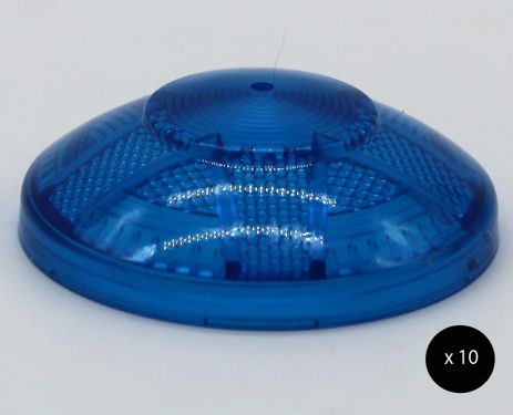 Click Here To Enlarge This Photo Of E14 Decorlite Fairground Cabochon Top (Frosted) - 10pcs