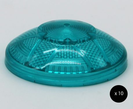 Click Here To Enlarge This Photo Of E14 Decorlite Fairground Cabochon Top (Frosted) - 10pcs