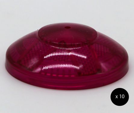 Click Here To Enlarge This Photo Of E14 Decorlite Fairground Cabochon Top (Frosted) - 10pcs