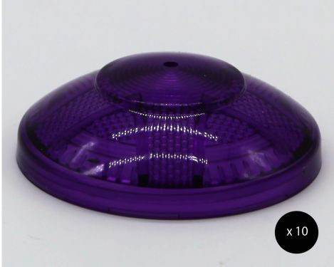 Click Here To Enlarge This Photo Of E14 Decorlite Fairground Cabochon Top (Frosted) - 10pcs