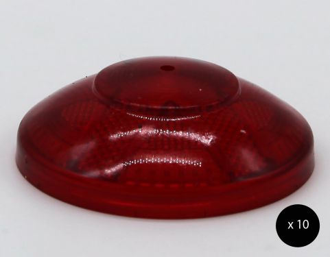 Click Here To Enlarge This Photo Of E14 Decorlite Fairground Cabochon Top (Frosted) - 10pcs
