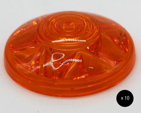 Click Here To Enlarge This Photo Of E10 Decorlite Fairground Cabochon Top - 10pcs