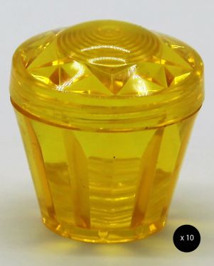 Click Here To Enlarge This Photo Of E10 UFO Fairground Cabochon Top & Base - 10pcs