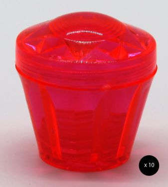 Click Here To Enlarge This Photo Of E10 UFO Fairground Cabochon Top & Base - 10pcs