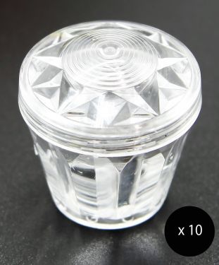Click Here To Enlarge This Photo Of E10 UFO Fairground Cabochon Top & Base - 10pcs