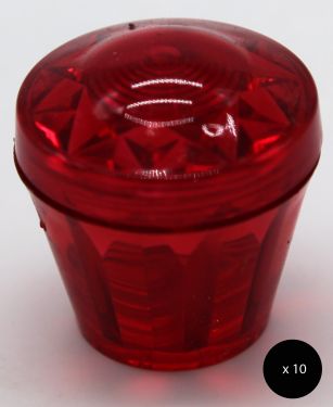 Click Here To Enlarge This Photo Of E10 UFO Fairground Cabochon Top & Base - 10pcs