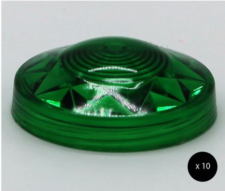 Click Here To Enlarge This Photo Of E10 UFO Fairground Cabochon Top - 10pcs