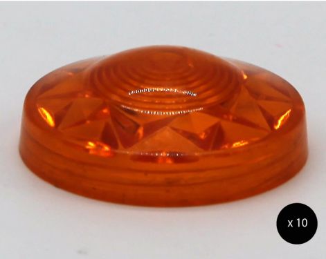 Click Here To Enlarge This Photo Of E10 UFO Fairground Cabochon Top - 10pcs