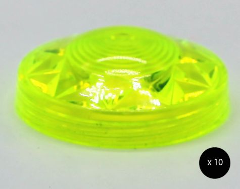 Click Here To Enlarge This Photo Of E10 UFO Fairground Cabochon Top - 10pcs