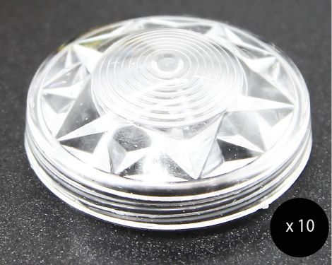 Click Here To Enlarge This Photo Of E10 UFO Fairground Cabochon Top - 10pcs