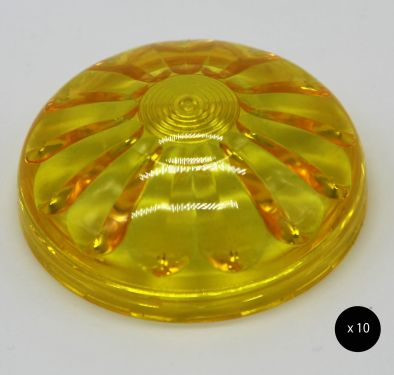 Click Here To Enlarge This Photo Of E14 Diamante Fairground Cabochon Top - 10pcs