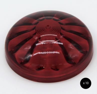 Click Here To Enlarge This Photo Of E14 Diamante Fairground Cabochon Top - 10pcs