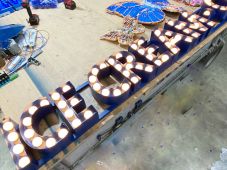 Aluminium Ice Cream Sign