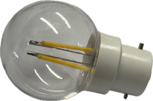 Click Here To Enlarge This Photo Of Coloured LED Golf Ball Lamps - 240v 1w BC B22