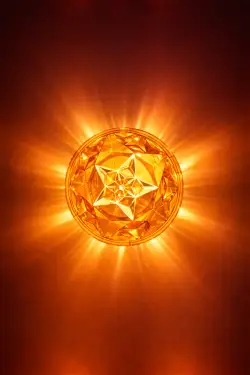 Click Here To Enlarge This Photo Of E14 Astro Fairground Cabochon Top & Base