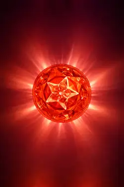 Click Here To Enlarge This Photo Of E14 Astro Fairground Cabochon Top & Base