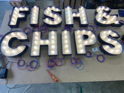 Click Here To Enlarge This Photo Of Food & Drink Lighting and Bespoke Signs