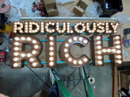 Click Here To Enlarge This Photo Of Retail Lighting and Bespoke Signs